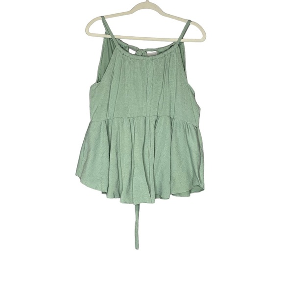 ARULA Tops - Arula Halter Top - Sage Green -Size A(14-16)